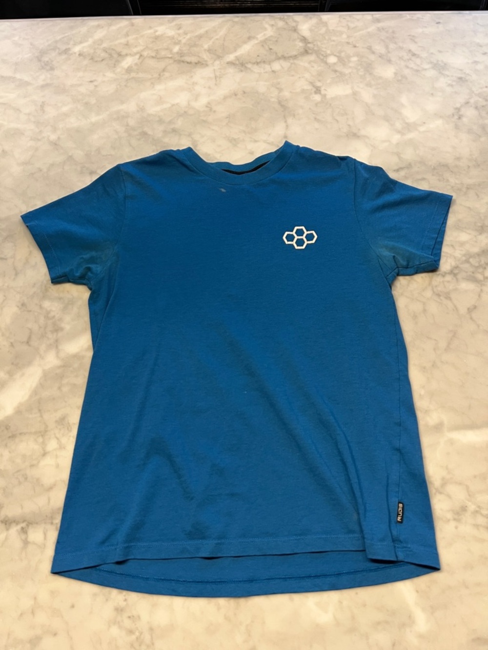 RUDIS wrestling tshirt. Royal blue. Youth large